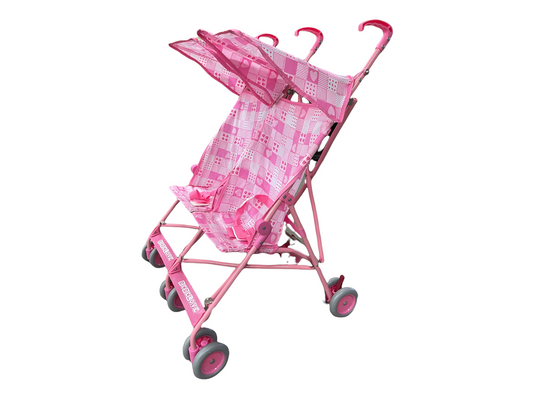 Bebelove Double Umbrella Stroller Pink