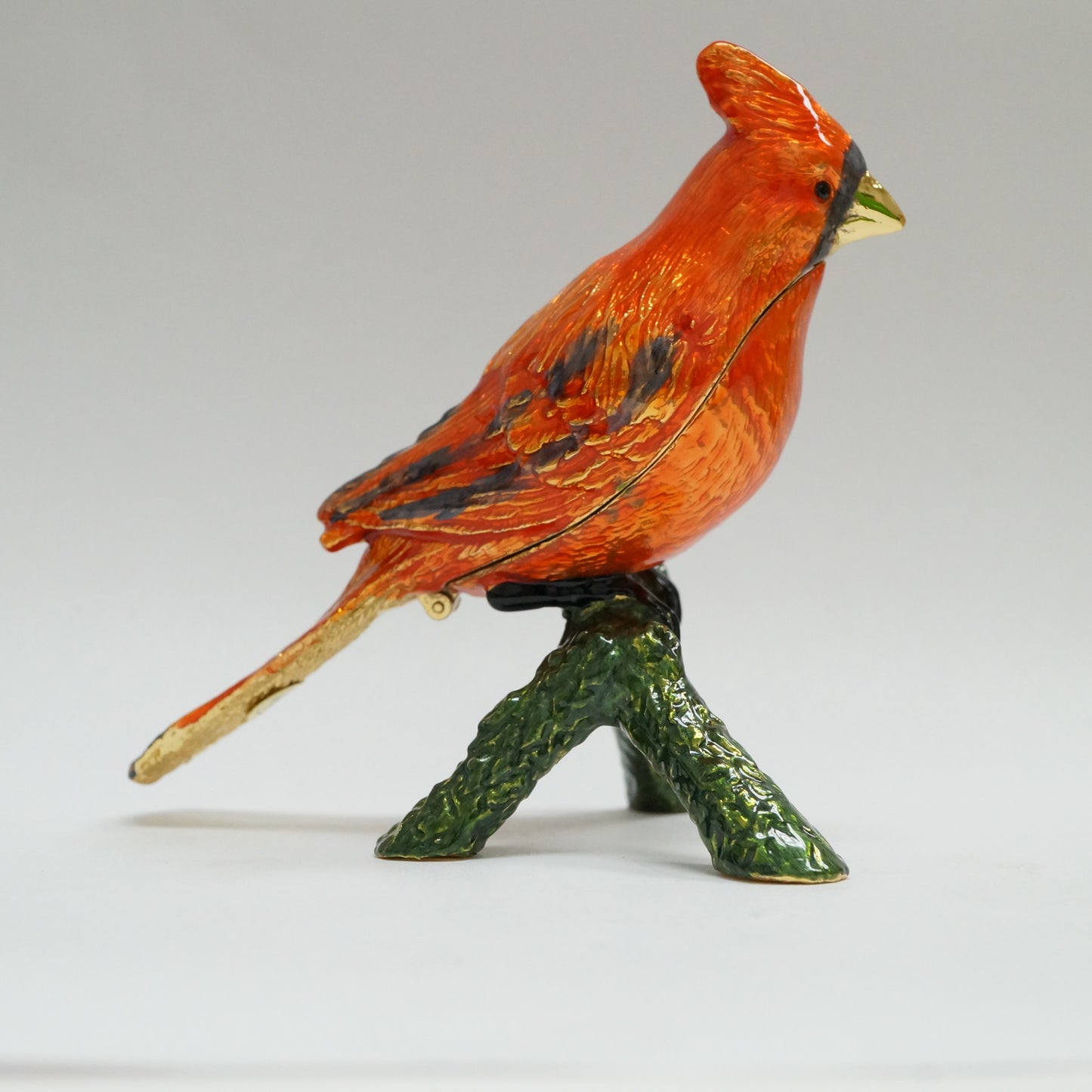 Cristiani Collezione Bird on a Branch Trinket Box.
