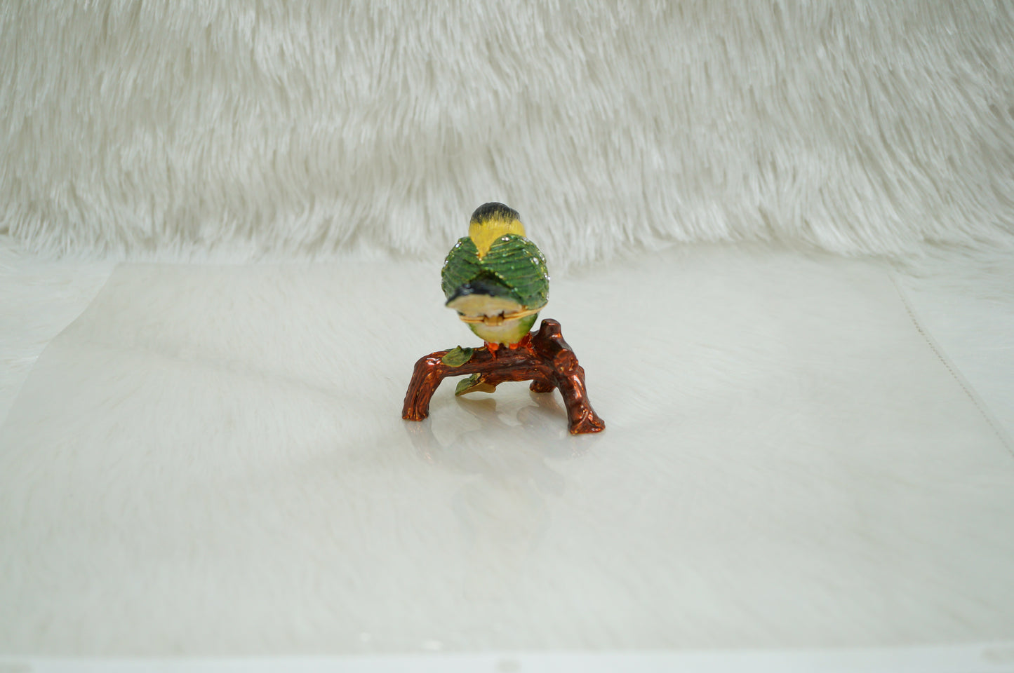 Cristiani Collezione Small Bird on a Branch Trinket Box