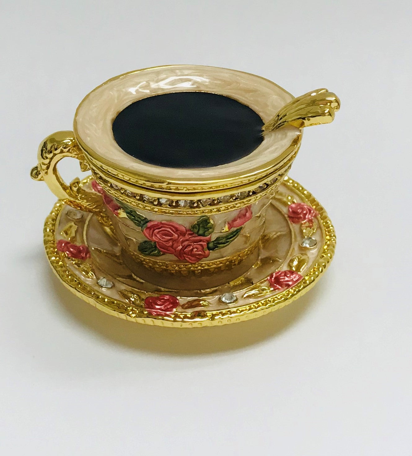Cristiani Collezione Tea time Cup Trinket Box.