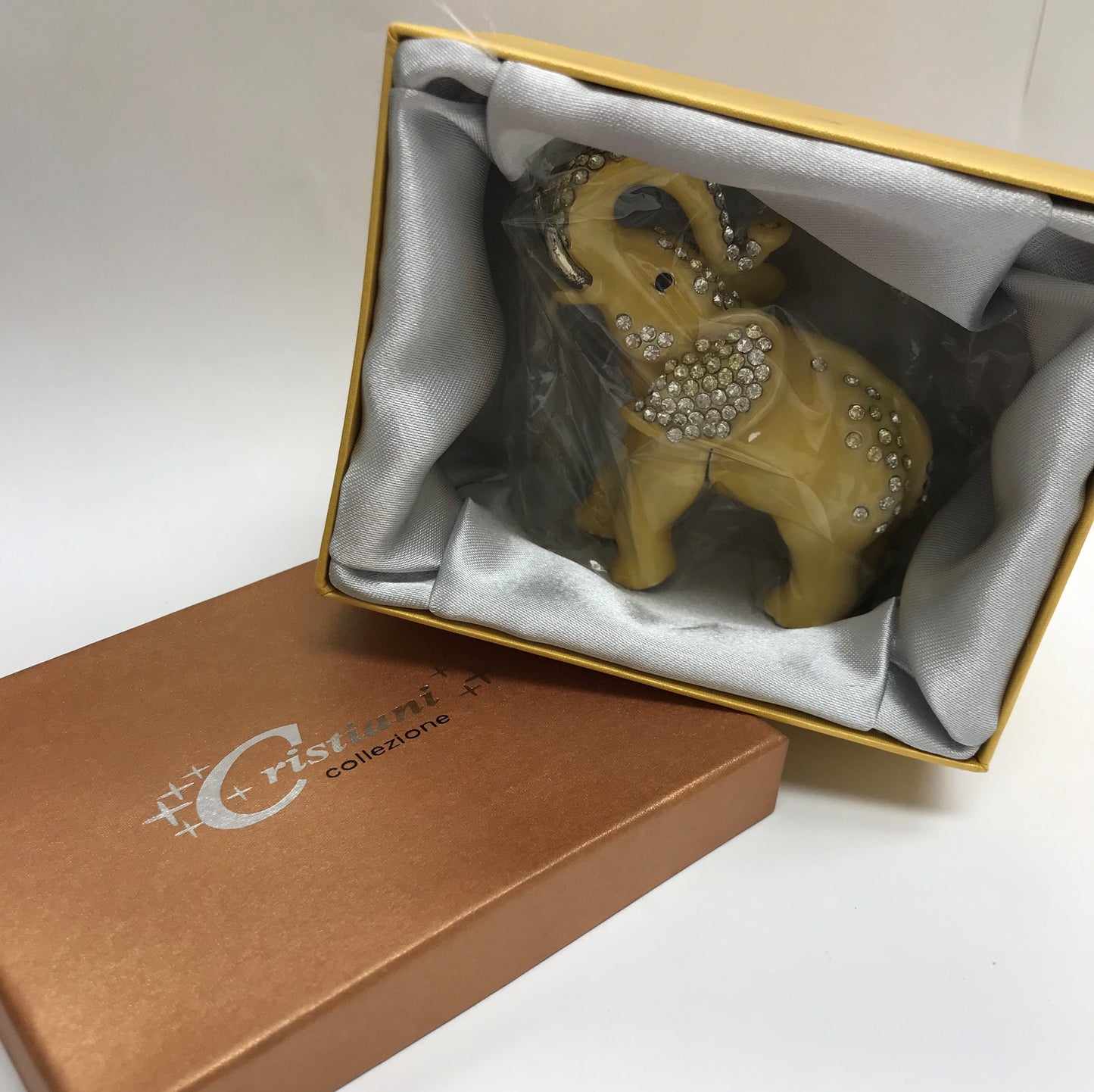 Cristiani Collezione Elephant Trinket Box.