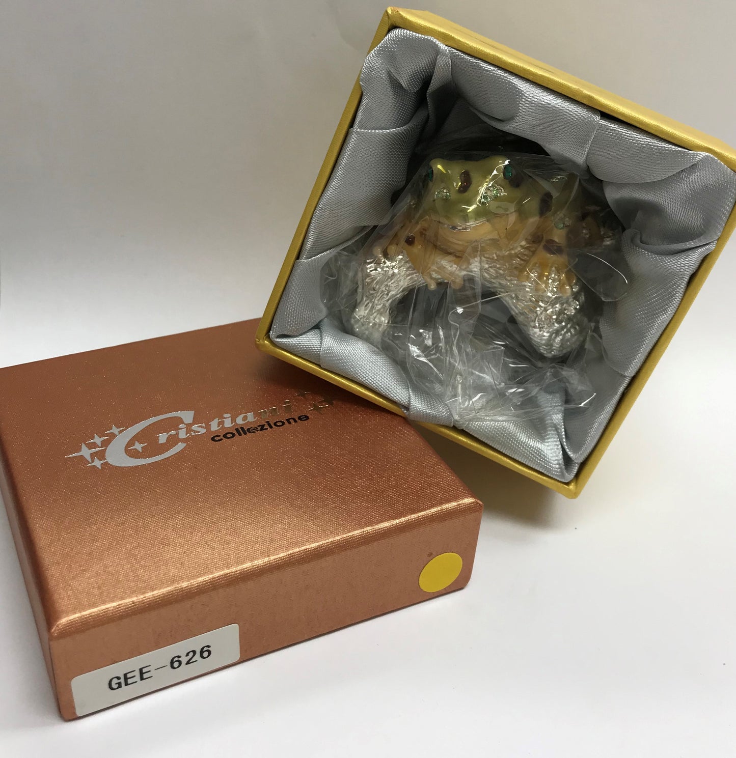 Cristiani Collezione Frog Trinket Box.