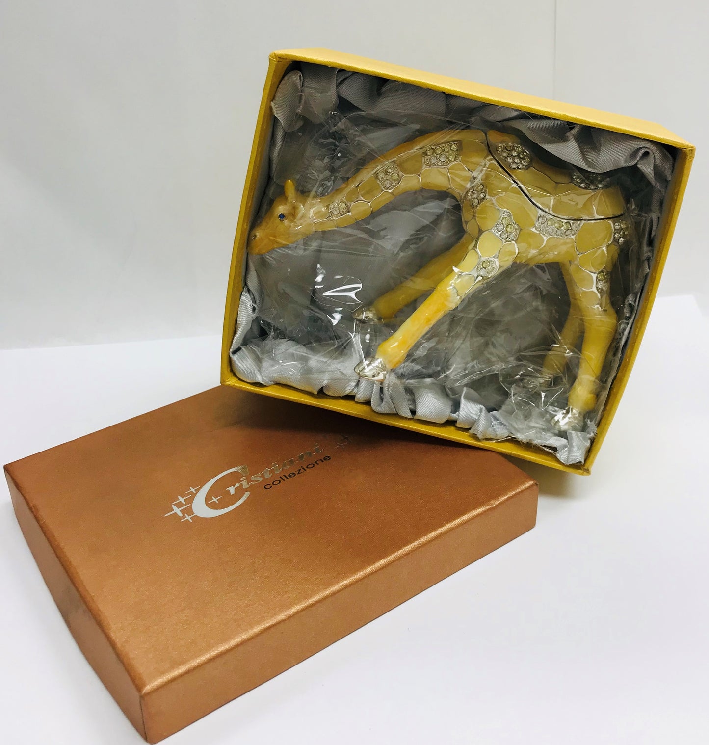 Cristiani Collezione Giraffe Trinket Box.