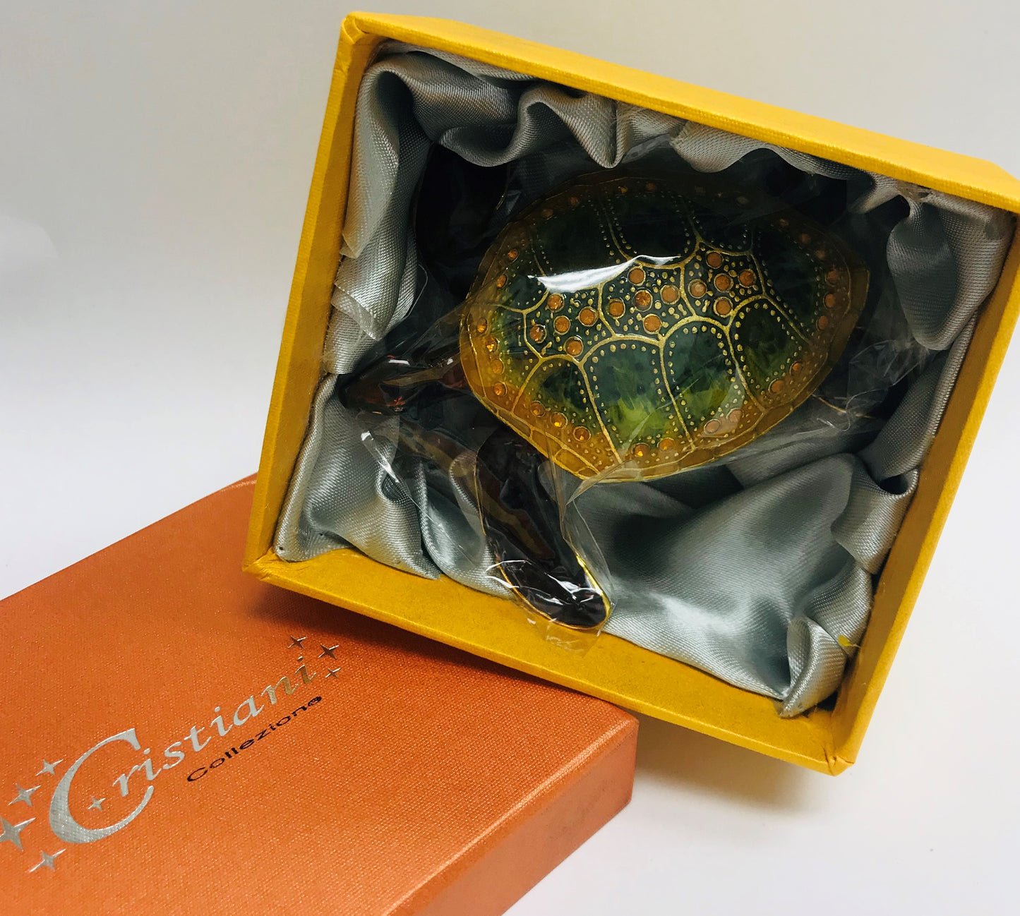 Cristiani Collezione Turtle Trinket Box.