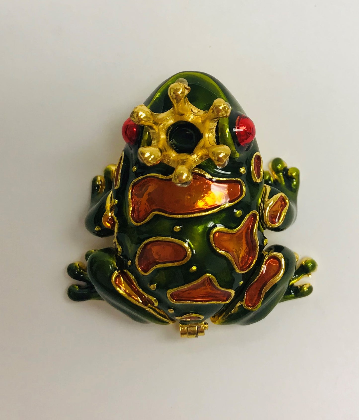 Cristiani Collezione Small Frog Trinket Box.