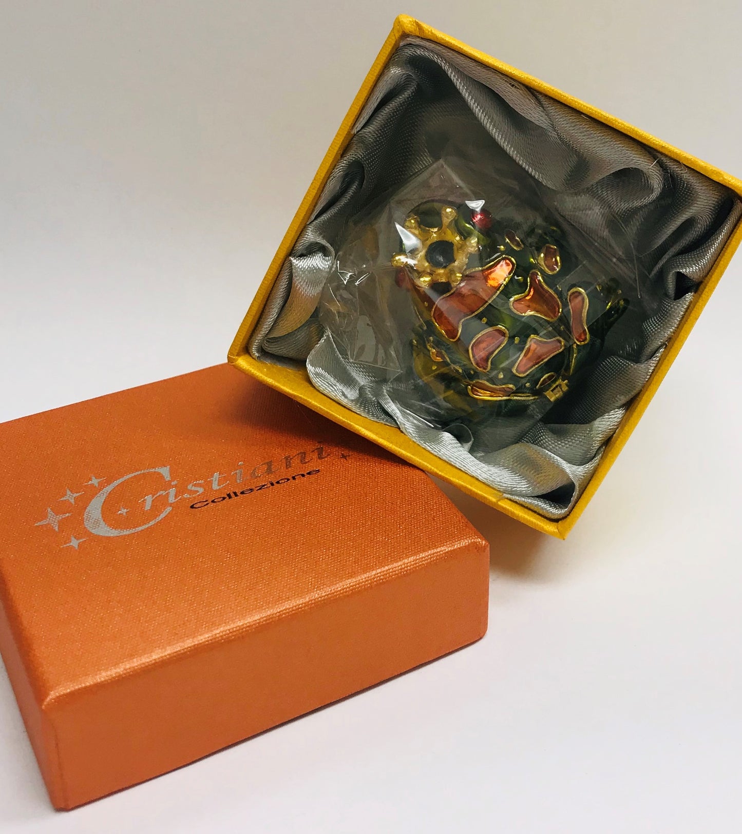 Cristiani Collezione Small Frog Trinket Box.