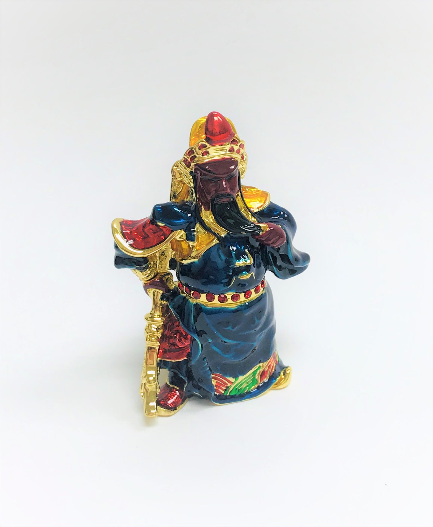 Cristiani Collezione Chinese Warrior Trinket Box.