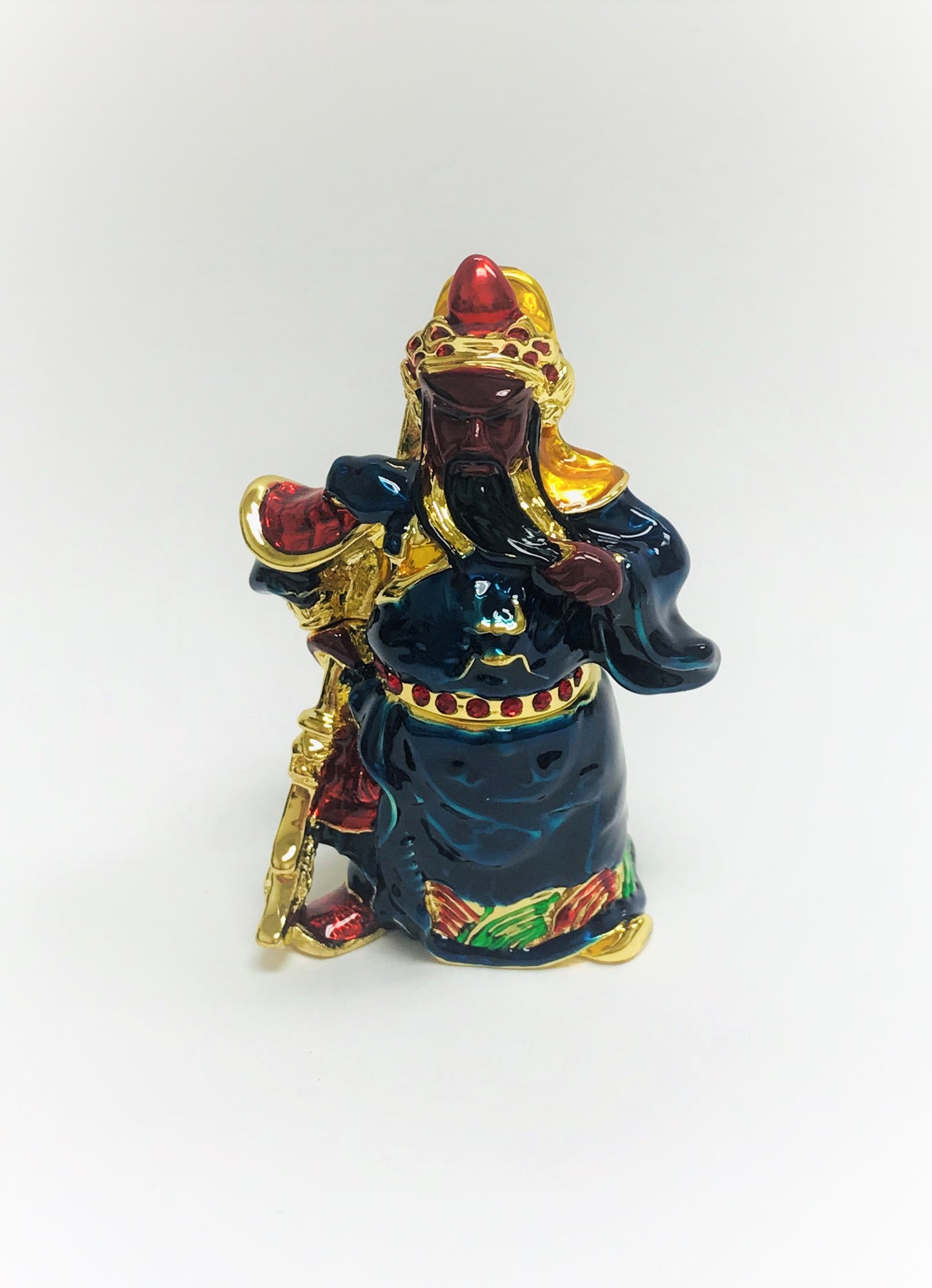 Cristiani Collezione Chinese Warrior Trinket Box.