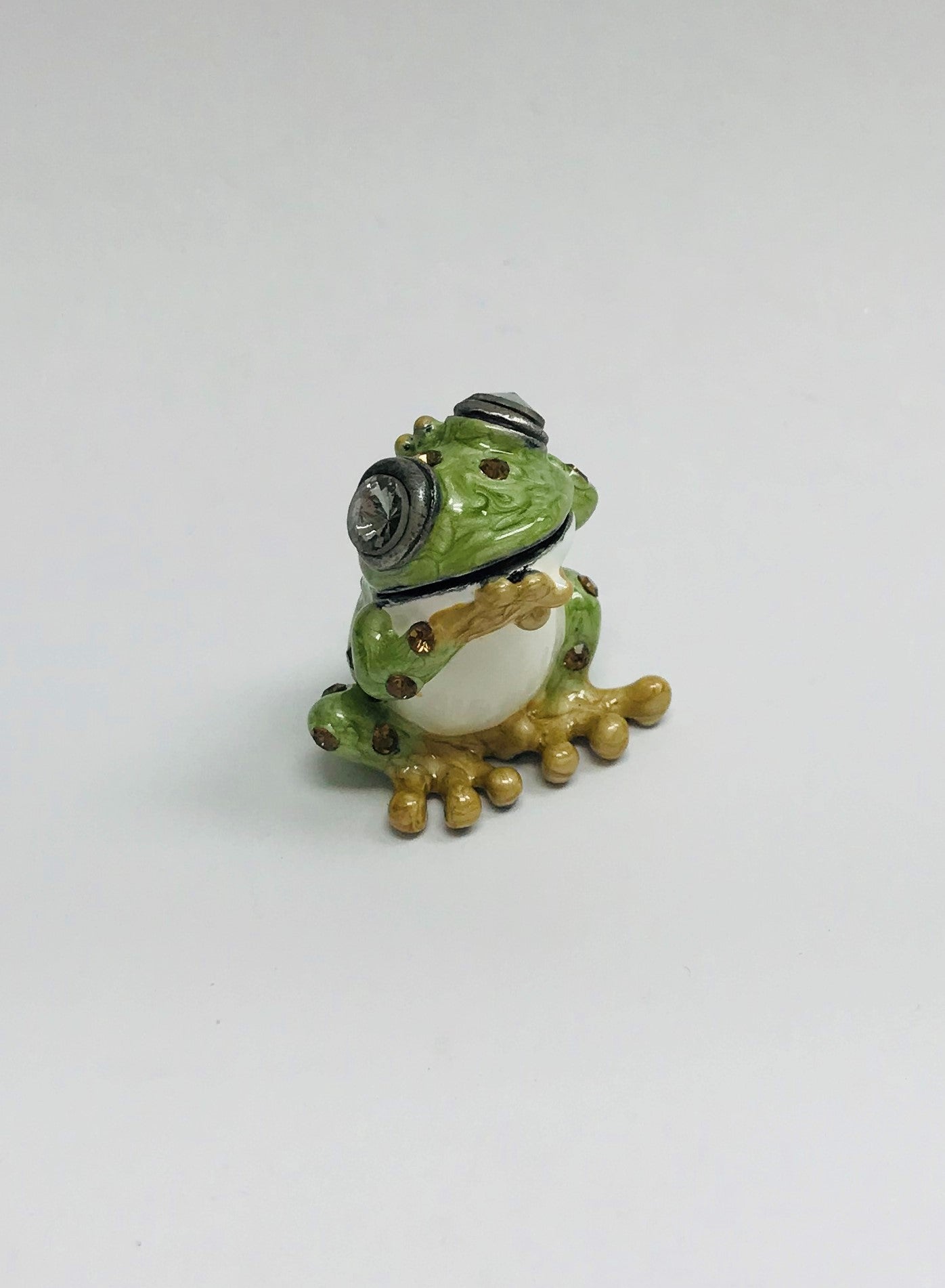Cristiani Collezione Gecko Frog Trinket Box.