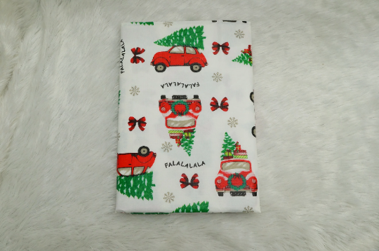 Christmas Theme Vinyl  Flannel Back Table Covers- 1PC